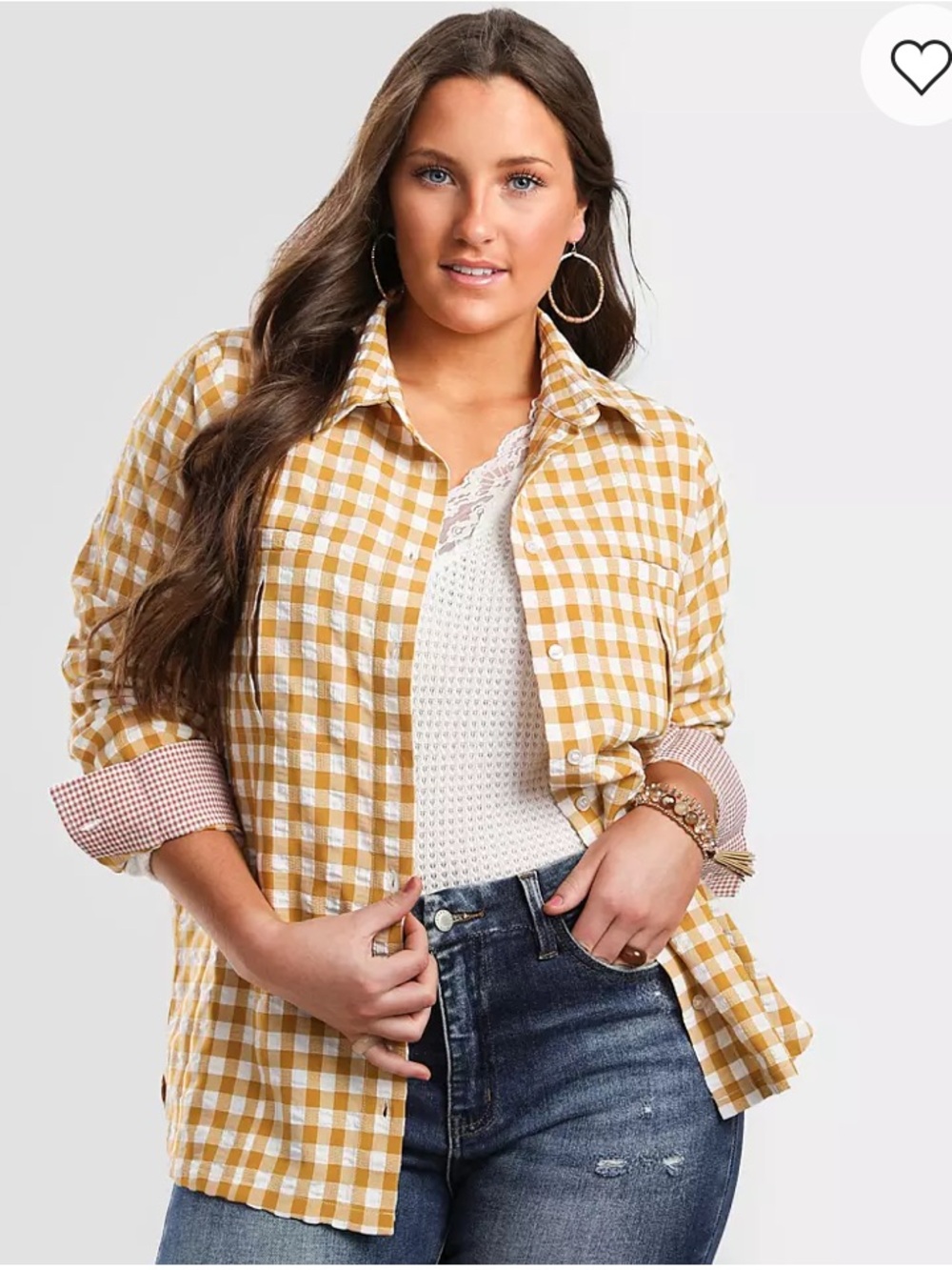 Buckle BKE Plaid Eased Fit Shirt XL
